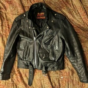 Vintage men's leather jacket